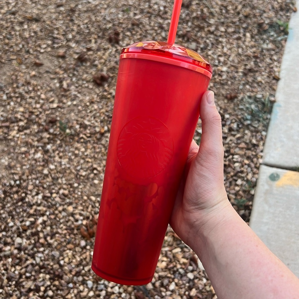 Limited edition Valentine’s Day red venti Starbucks cup
